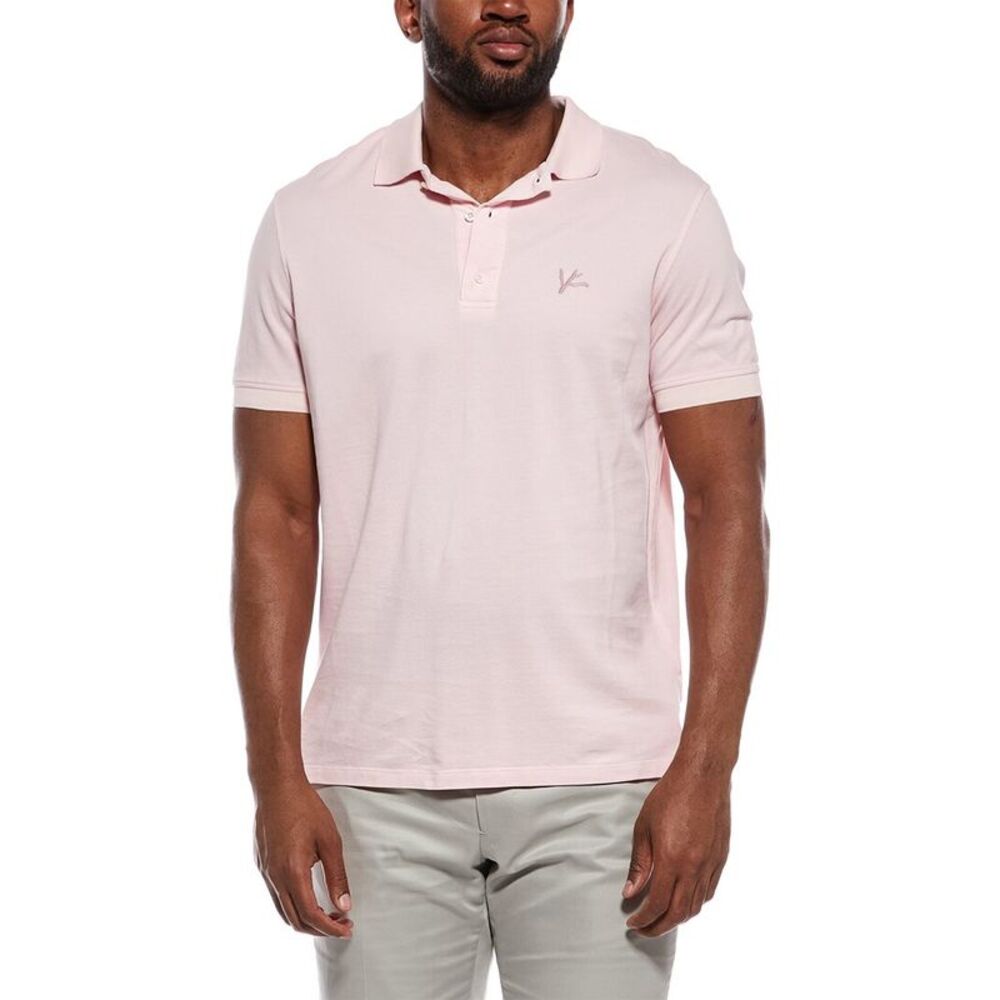 Isaia Mens  Polo Shirt, Pink
